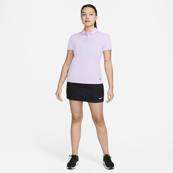 Nike Women's Dri-FIT Victory Golf Polo Shirt Purple Nike Women's Dri-FIT Victory Golf Polo Shirt Purple image number 4