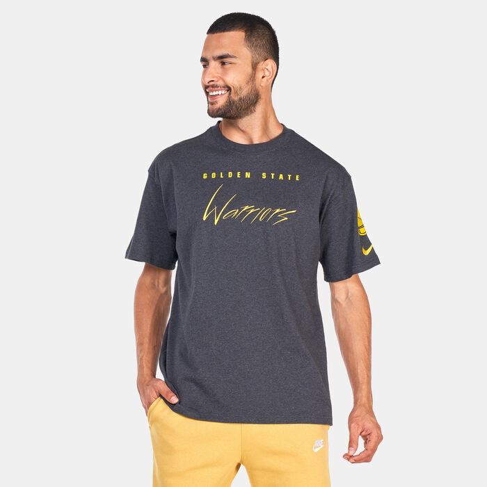 Nike Men's NBA Golden State Warriors Courtside Max90 T-Shirt Black Nike Men's NBA Golden State Warriors Courtside Max90 T-Shirt Black image number 0