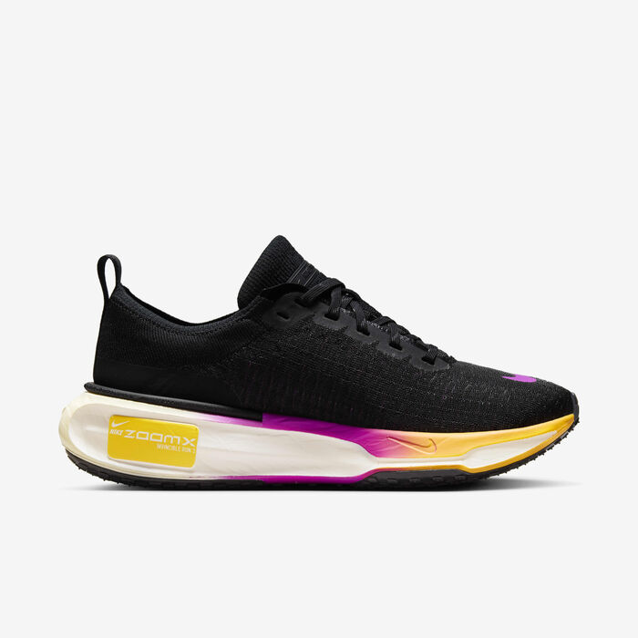 Nike Women's ZoomX Invincible 3 Road Running Shoes Black Nike Women's ZoomX Invincible 3 Road Running Shoes Black image number 3