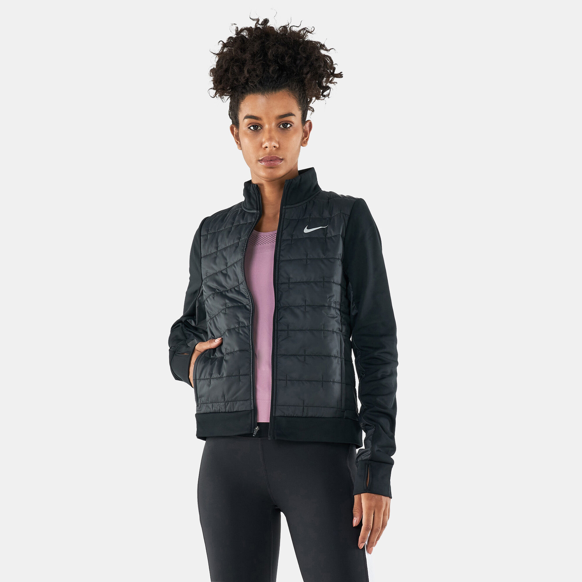 Nike standard fit jacket womens top