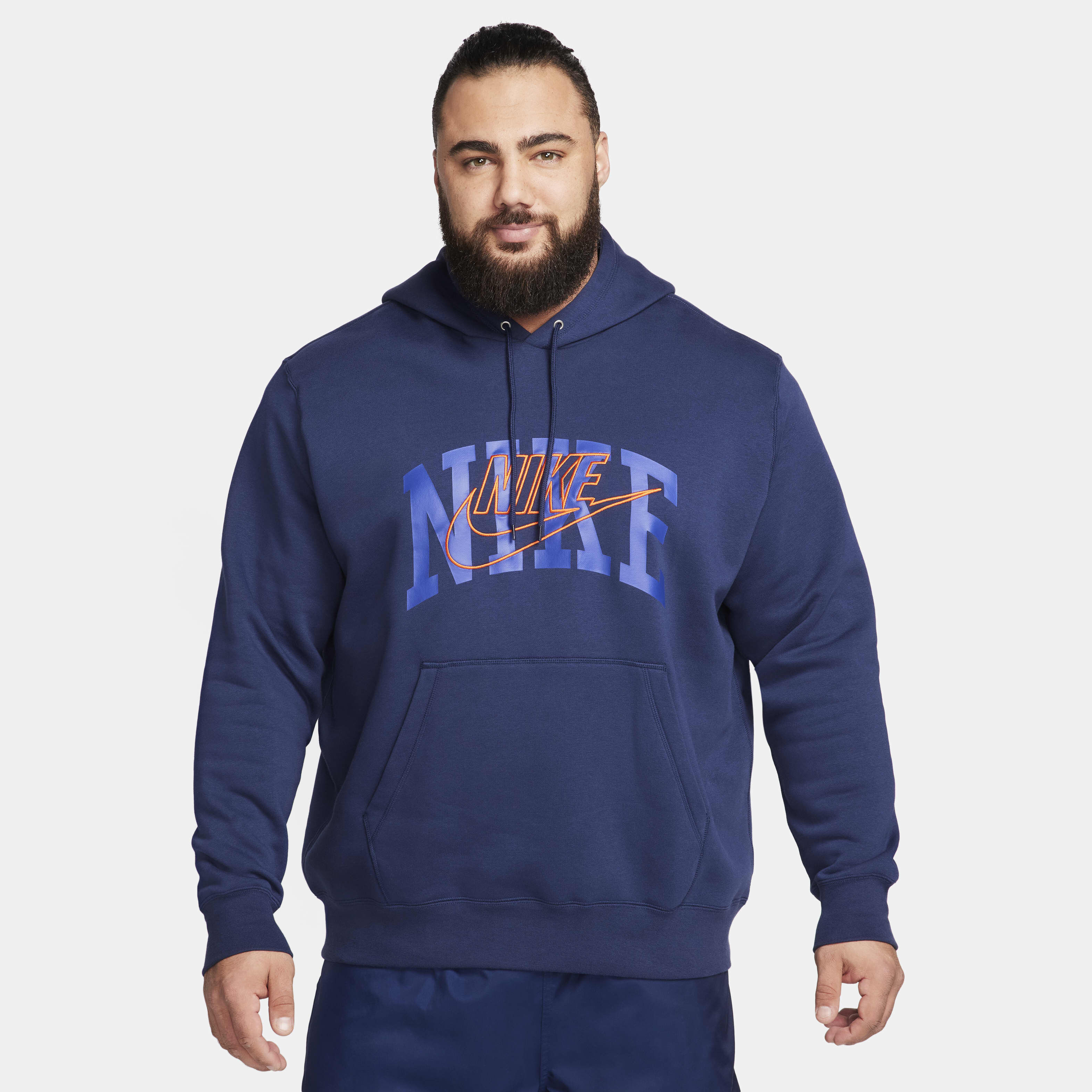 Nike mens club fleece pullover hoodie best sale