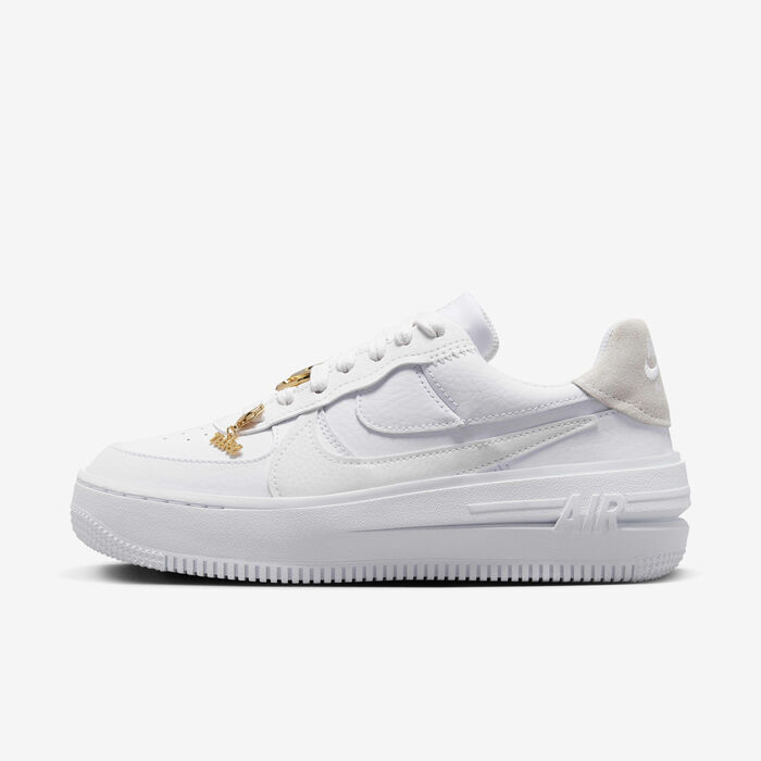 Nike Women's Air Force 1 Low PLT.AF.ORM Shoes White Nike Women's Air Force 1 Low PLT.AF.ORM Shoes White image number 0
