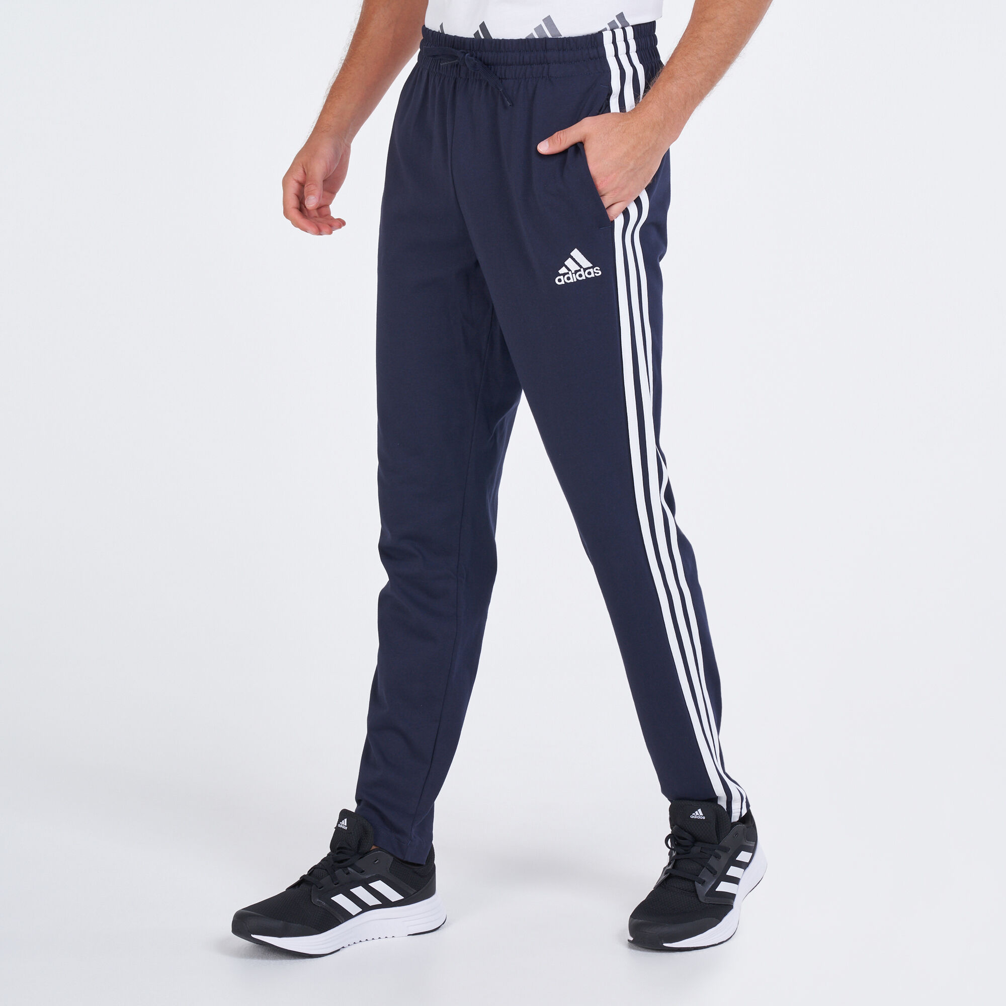 Men's 3-Stripes Essentials Tapered Pants