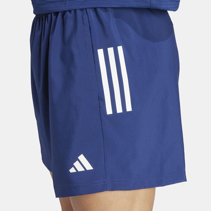 adidas Men's Own The Run Shorts Blue image number 3