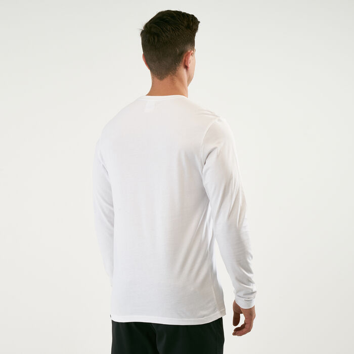 The North Face Men's Fine Long Sleeve T-Shirt White The North Face Men's Fine Long Sleeve T-Shirt White image number 1