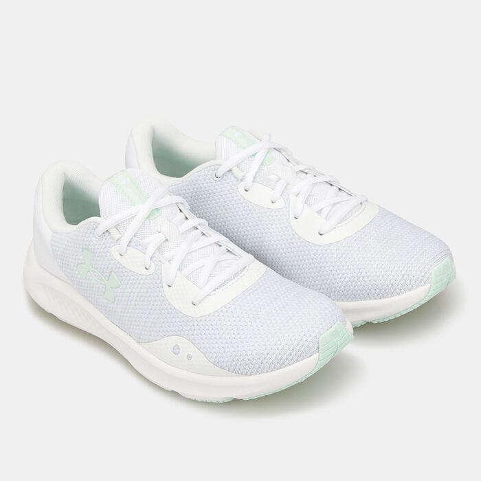 Under Armour Women's UA Charged Pursuit 3 Twist Running Shoe White Under Armour Women's UA Charged Pursuit 3 Twist Running Shoe White image number 2