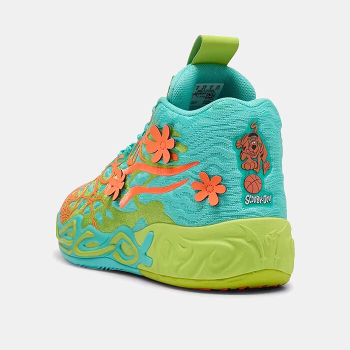PUMA Men's Lamelo Ball MB.04 Scooby-Doo Basketball Shoes Blue PUMA Men's Lamelo Ball MB.04 Scooby-Doo Basketball Shoes Blue image number 4