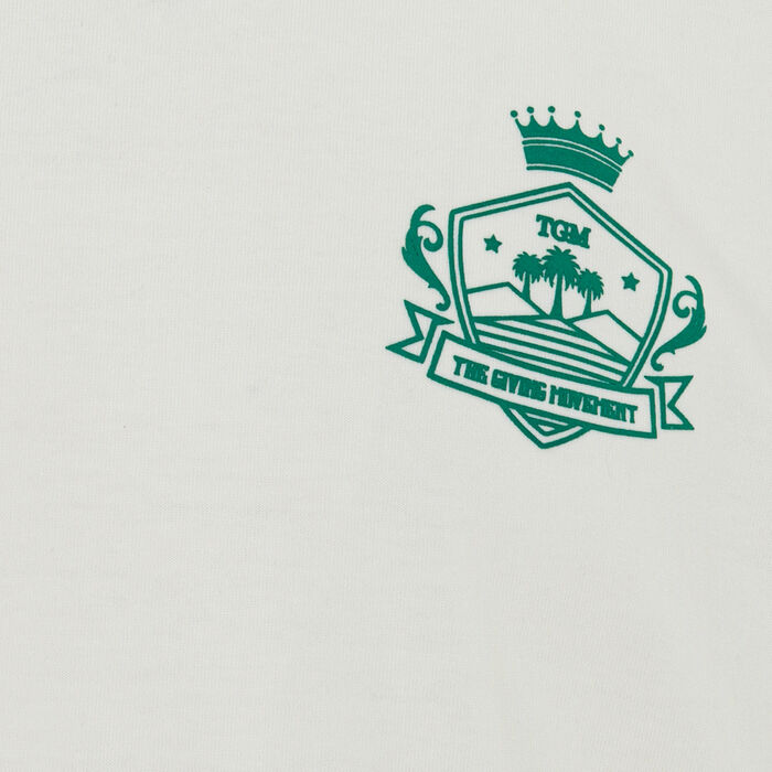 The Giving Movement Men's Saudi Print T-Shirt White The Giving Movement Men's Saudi Print T-Shirt White image number 2