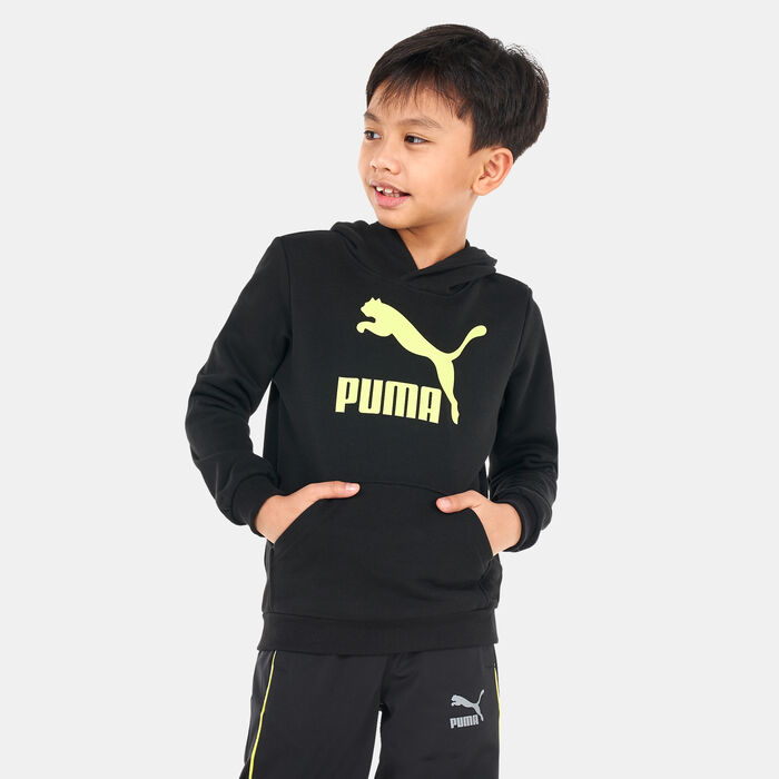 PUMA Kids' Classics Logo Hoodie Black image number 0