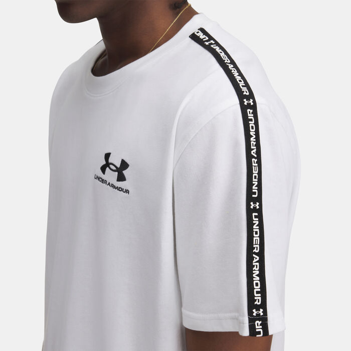 Under Armour Men's Icon Taping T-Shirt White Under Armour Men's Icon Taping T-Shirt White image number 2