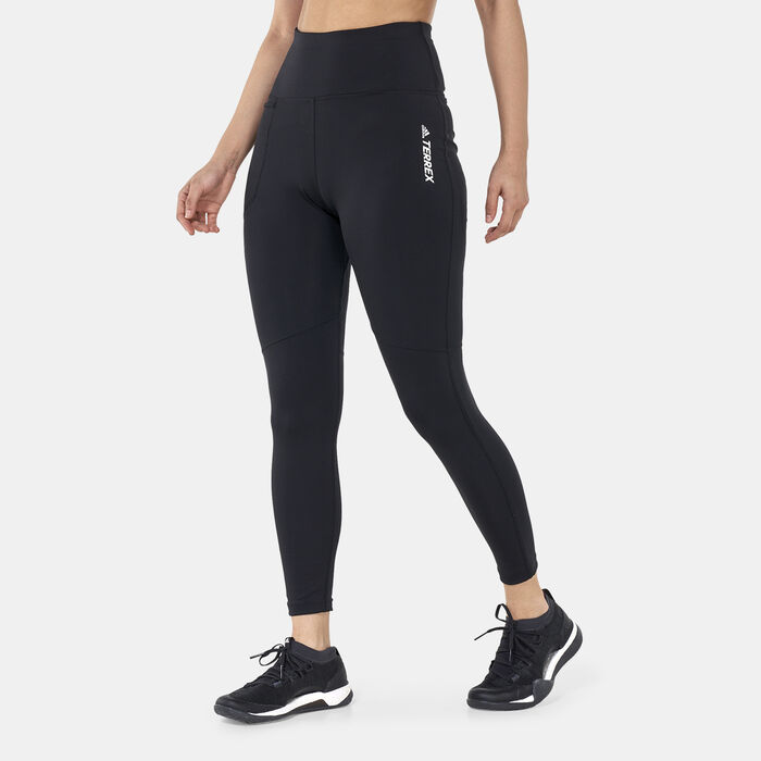 adidas Women's Terrex Multi Primeblue Leggings Black image number 0