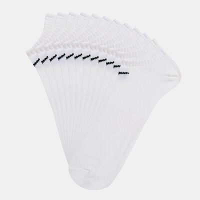 Nike Everyday Lightweight Training No-Show Socks (6 Pack) White Nike Everyday Lightweight Training No-Show Socks (6 Pack) White