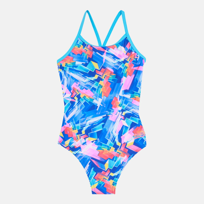 Kids' Digital Geo Sprintback Swimsuit Kids' Digital Geo Sprintback Swimsuit image number 0