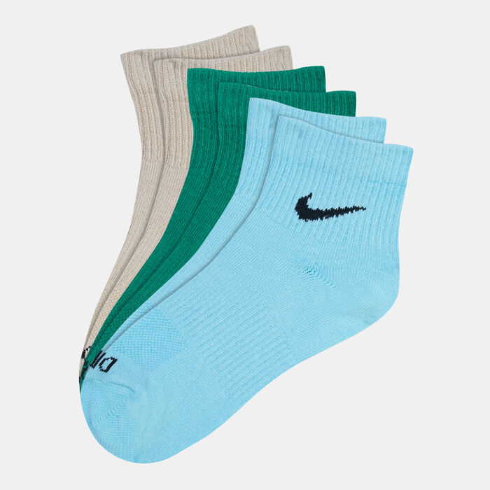 Nike Everyday Plus Lightweight Ankle Socks (3 Pack) Blue image number 0