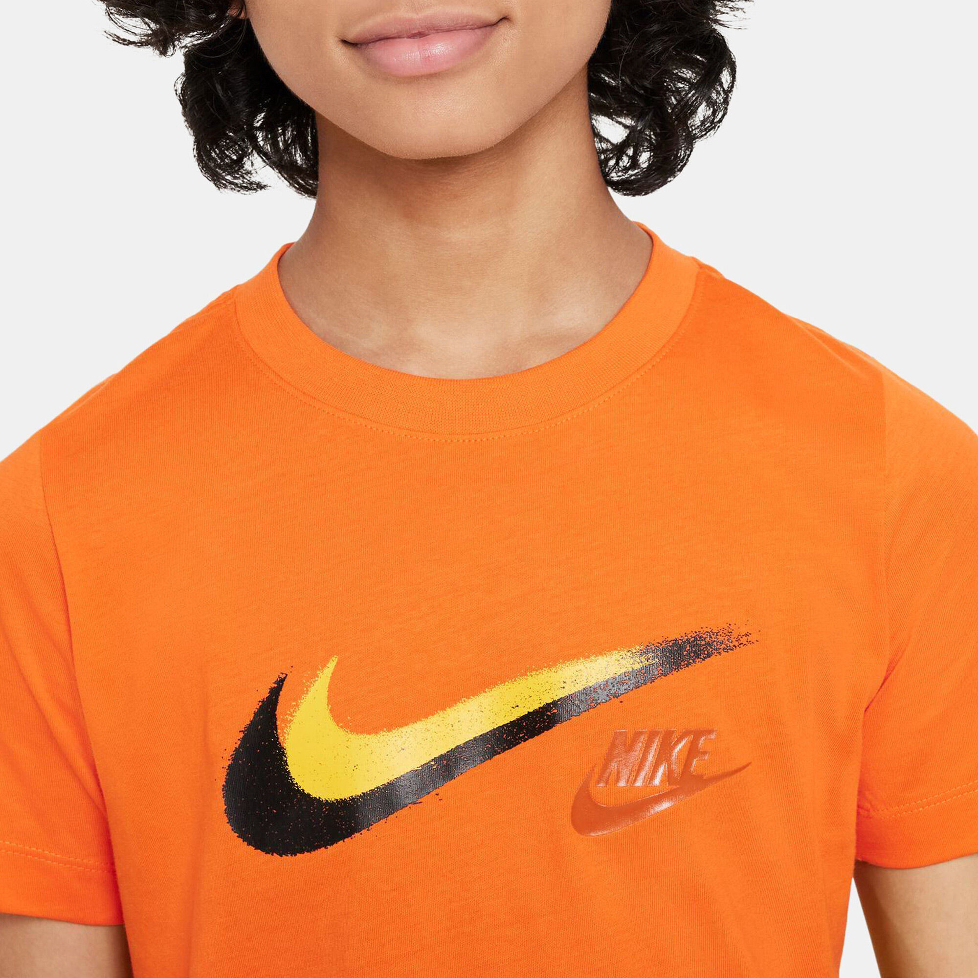Kids orange hot sale nike shirt