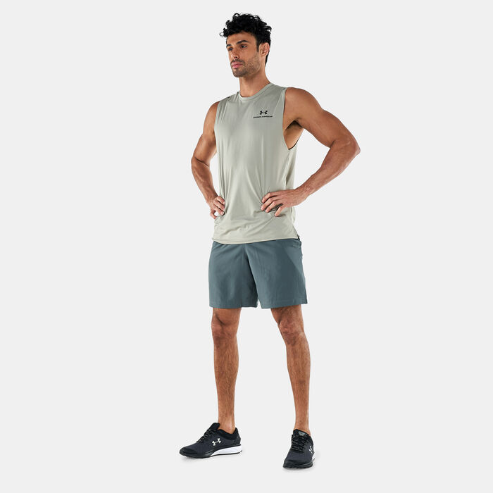 Under Armour Men's UA Woven Graphic Shorts Grey Under Armour Men's UA Woven Graphic Shorts Grey image number 2