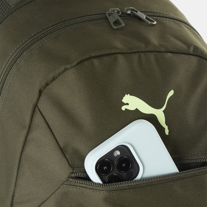 PUMA Kids' Fundamental Backpack Green PUMA Kids' Fundamental Backpack Green image number 3