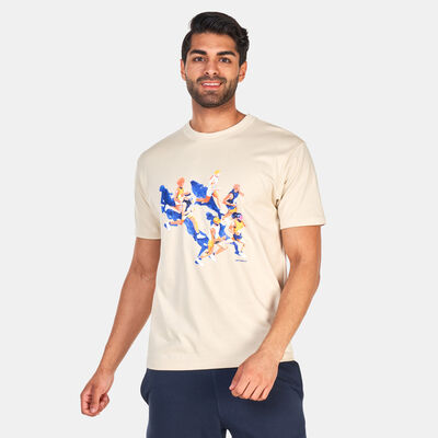 New Balance Men’s Jacob Rochester Water T-Shirt Beige New Balance Men’s Jacob Rochester Water T-Shirt Beige