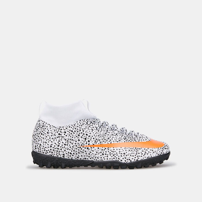 Kids' Jr. Mercurial Superfly 7 CR7 Safari Turf Ground Shoe (Older Kids) Kids' Jr. Mercurial Superfly 7 CR7 Safari Turf Ground Shoe (Older Kids) image number 0
