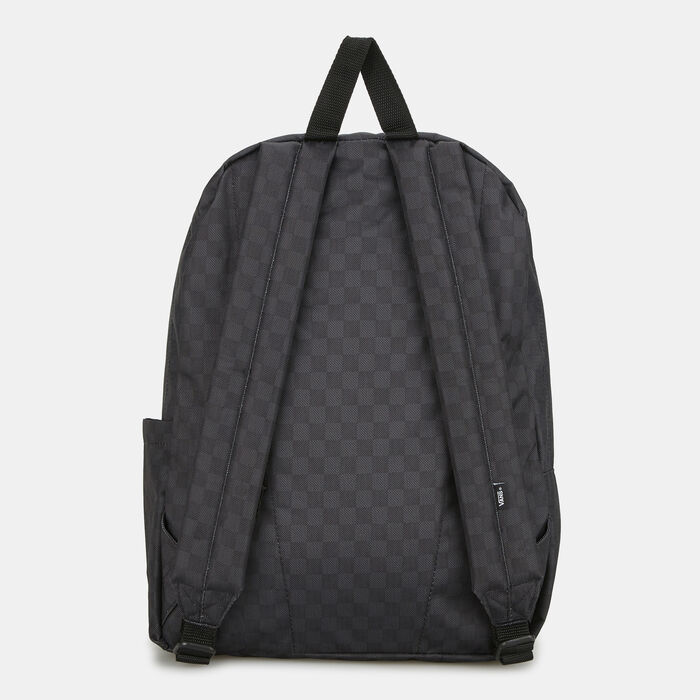Vans Men's Old Skool Check Backpack Black Vans Men's Old Skool Check Backpack Black image number 1