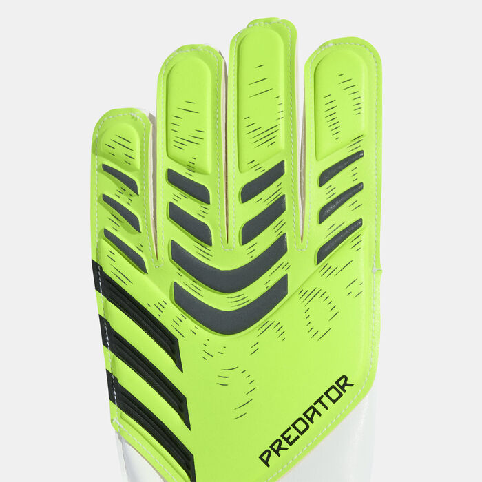 adidas Kids' Predator Training Football Goalkeeper Gloves Green image number 1