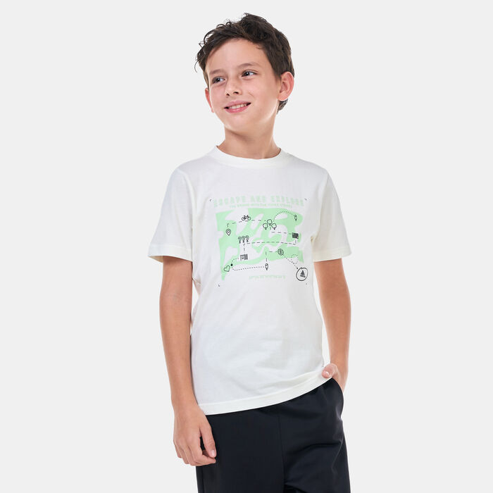 adidas Kids' Explore T-Shirt Beige image number 0