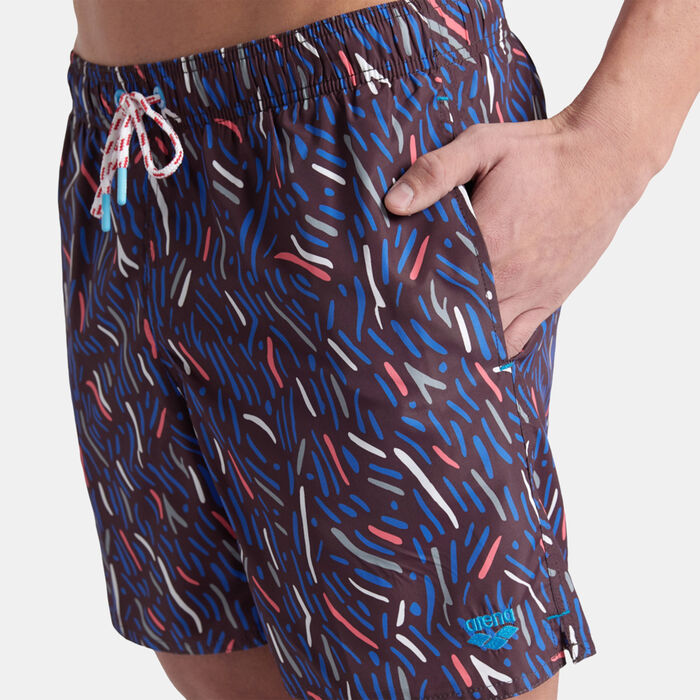 Arena Men's Printed Beach Shorts Multi-Color image number 3