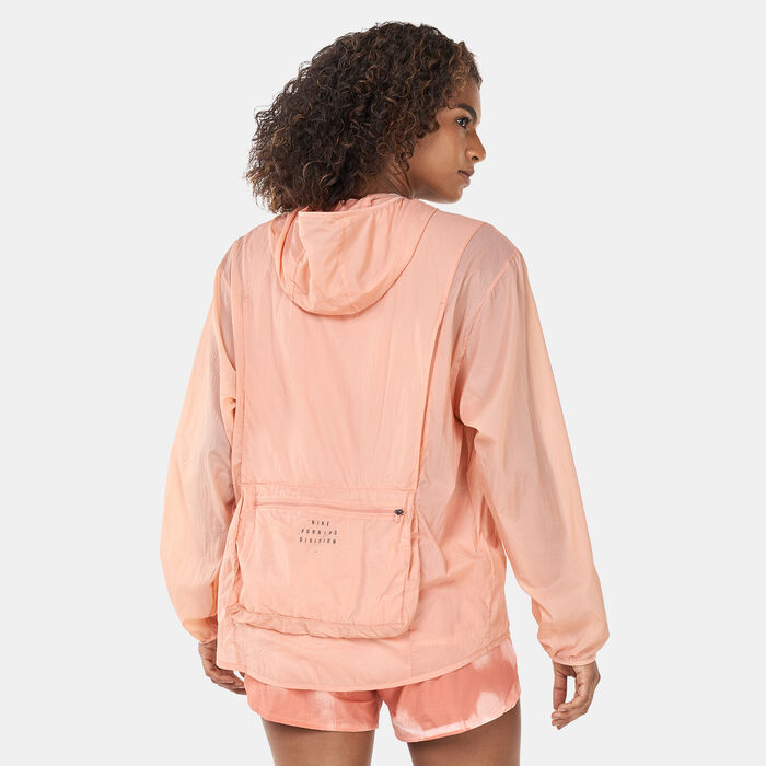 Nike Women's Run Division Hoodie Pink Nike Women's Run Division Hoodie Pink image number 1
