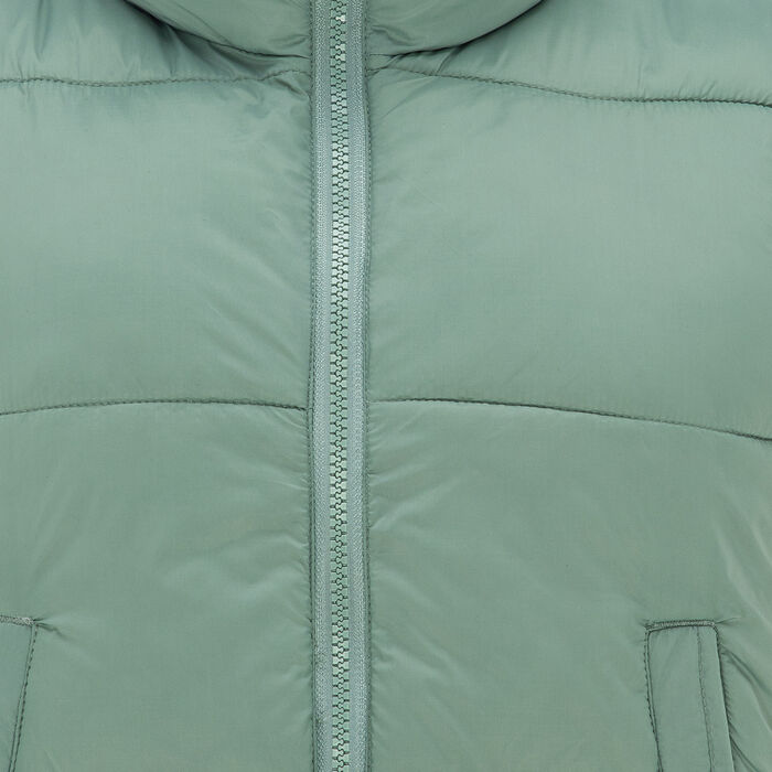 Sun and Sand Sports Women's Cropped Puffer Jacket Green Sun and Sand Sports Women's Cropped Puffer Jacket Green image number 2