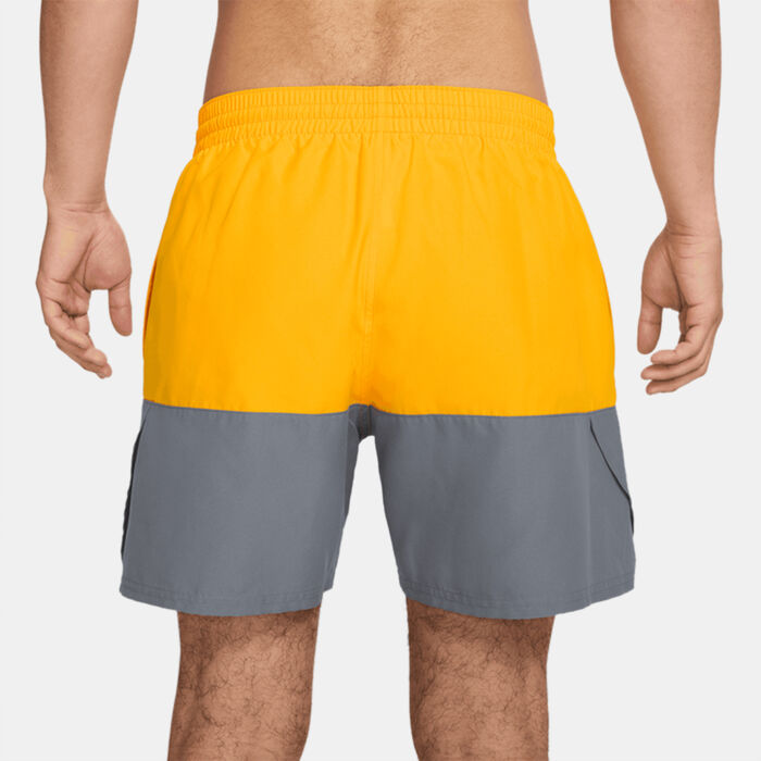 Nike Swim Men's Split Swim Trunks Orange image number 1