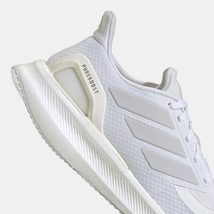adidas Women's Pureboost 5 Running Shoes White adidas Women's Pureboost 5 Running Shoes White image number 5