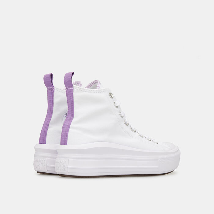 Converse Kids' Chuck Taylor All Star Move Platform Unisex Shoe White Converse Kids' Chuck Taylor All Star Move Platform Unisex Shoe White image number 2