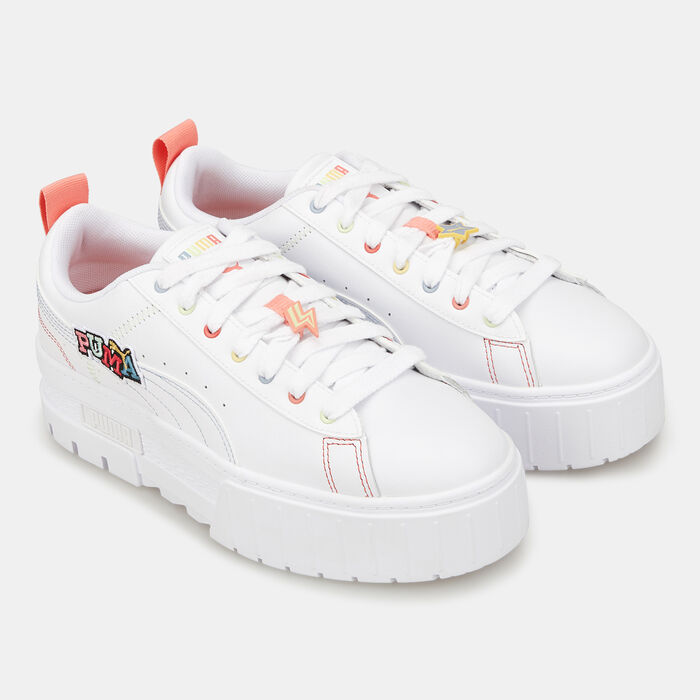PUMA Women's Mayze Pierced Shoe White PUMA Women's Mayze Pierced Shoe White image number 1