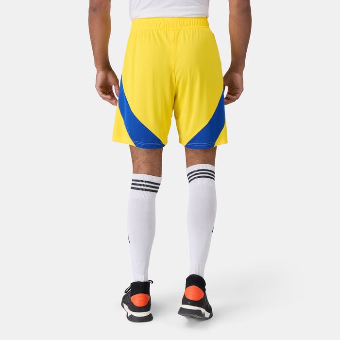 adidas Men's Al Nassr 24/25 Home Football Shorts yellow adidas Men's Al Nassr 24/25 Home Football Shorts yellow image number 1