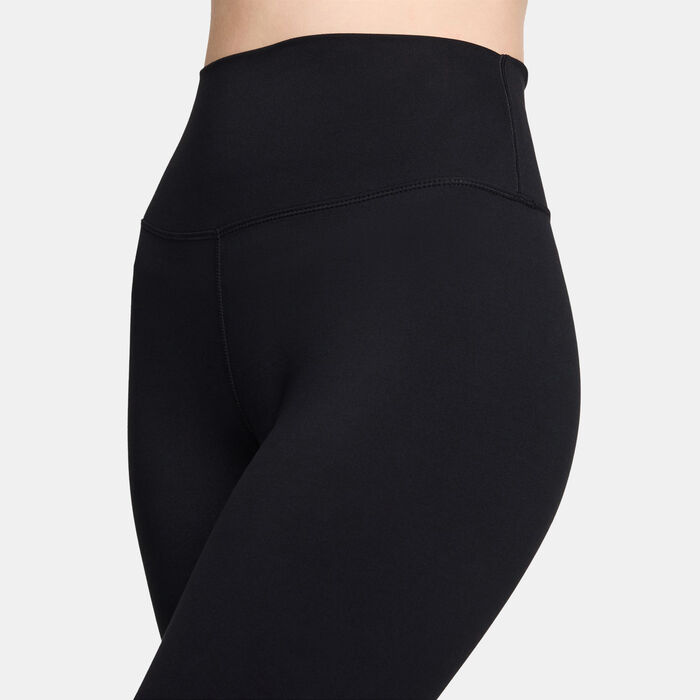 Nike Women's One Cropped Training Leggings Black Nike Women's One Cropped Training Leggings Black image number 4