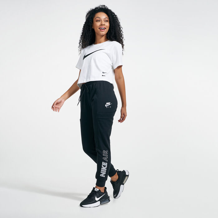Buy Nike Women's Air Fleece Sweatpants Black in KSA -SSS