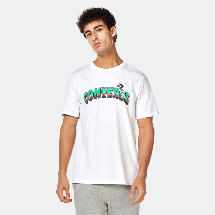 Converse Men's Star Chevron Plant T-Shirt White Converse Men's Star Chevron Plant T-Shirt White image number 0
