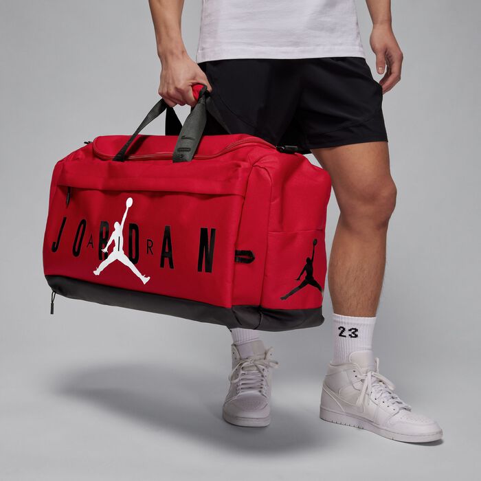 Jordan Velocity Duffle Bag Red Jordan Velocity Duffle Bag Red image number 0