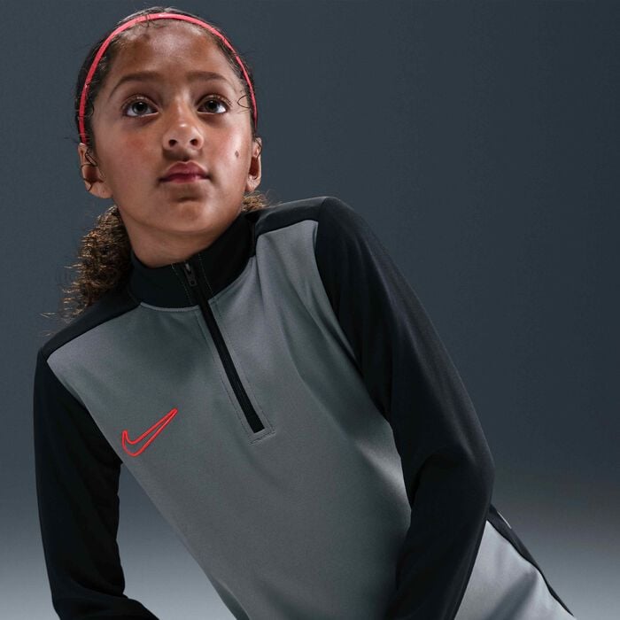 Nike Kids' Academy 1/4-Zip Football Drill Top Grey Nike Kids' Academy 1/4-Zip Football Drill Top Grey image number 0