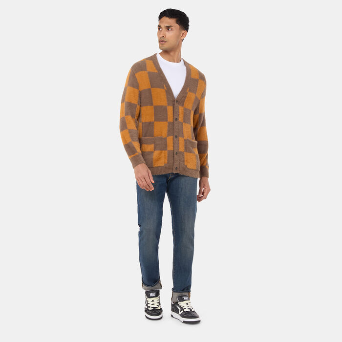 Vans Men's Canfield Checkerboard Cardigan Brown image number 2