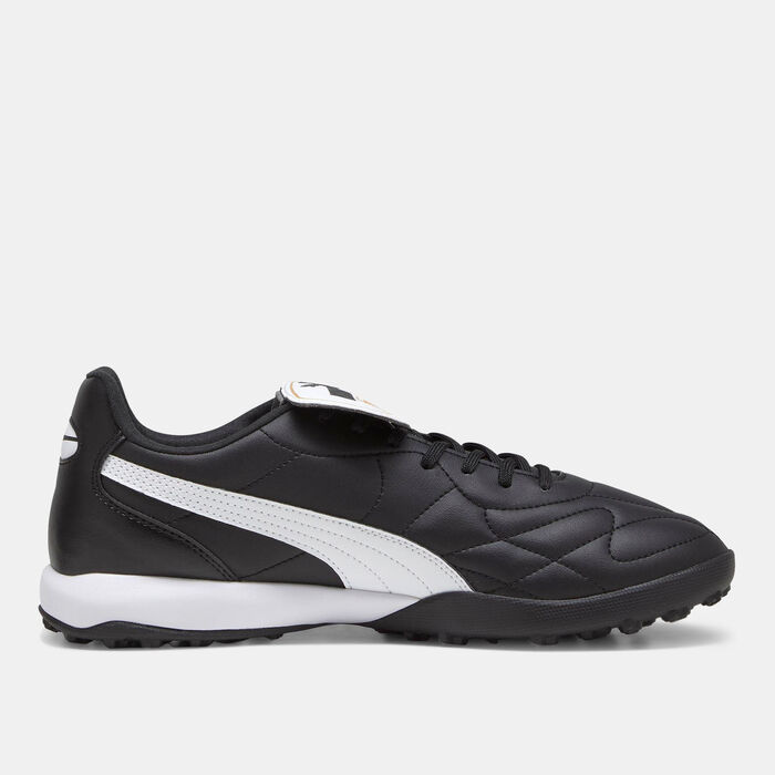 PUMA Men's KING TOP Turf-Training Football Shoe Black image number 2