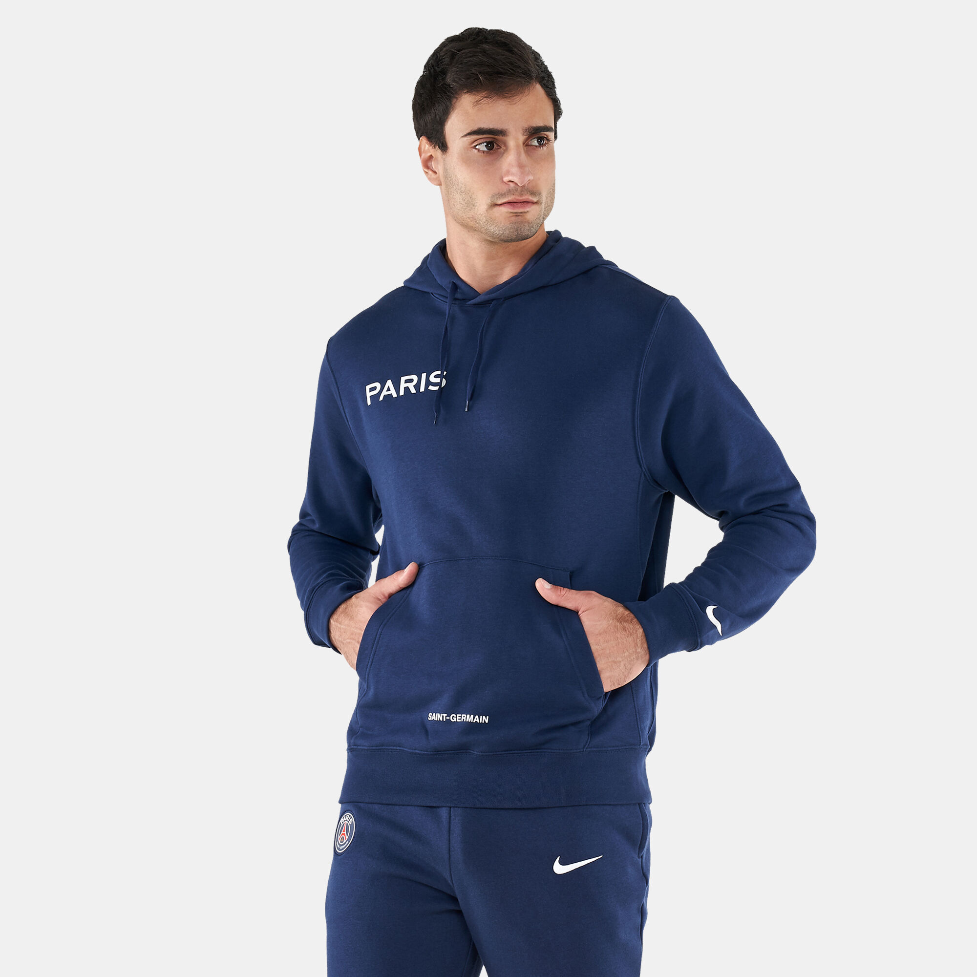Buy Nike Men s Paris Saint Germain Fleece Hoodie Blue in KSA SSS