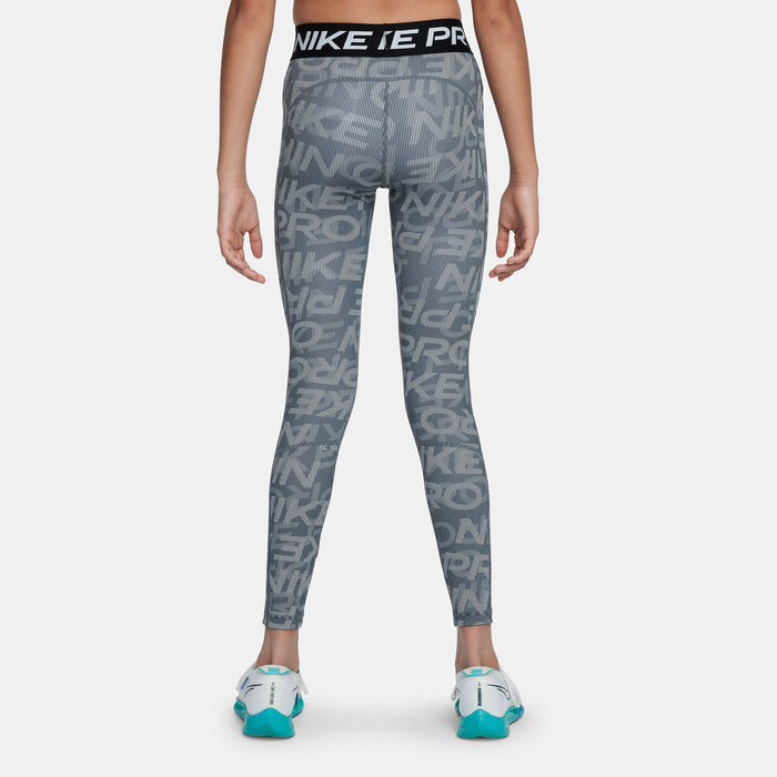 Nike Kids' Pro Dri-FIT Sport VNR Leggings Grey Nike Kids' Pro Dri-FIT Sport VNR Leggings Grey image number 1