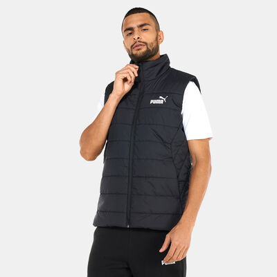 PUMA Men's Essentials Padded Vest Black PUMA Men's Essentials Padded Vest Black