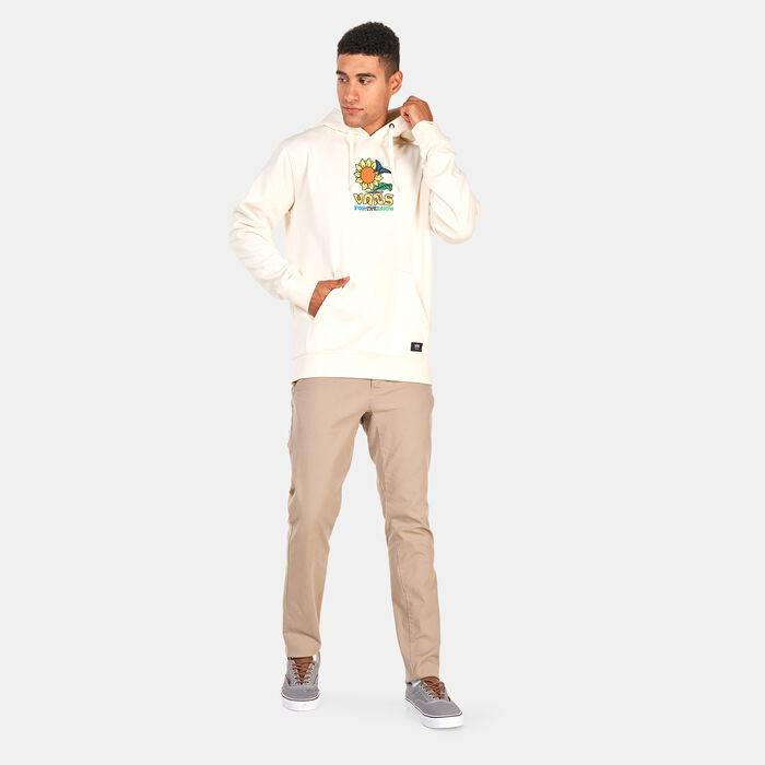 Vans Men's Eco Positivity Hoodie White Vans Men's Eco Positivity Hoodie White image number 2