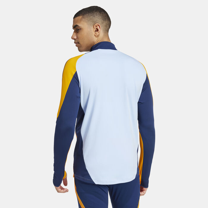 adidas Men's Real Madrid Tiro 24 Competition Training 1/4-Zip Football Top Blue image number 1