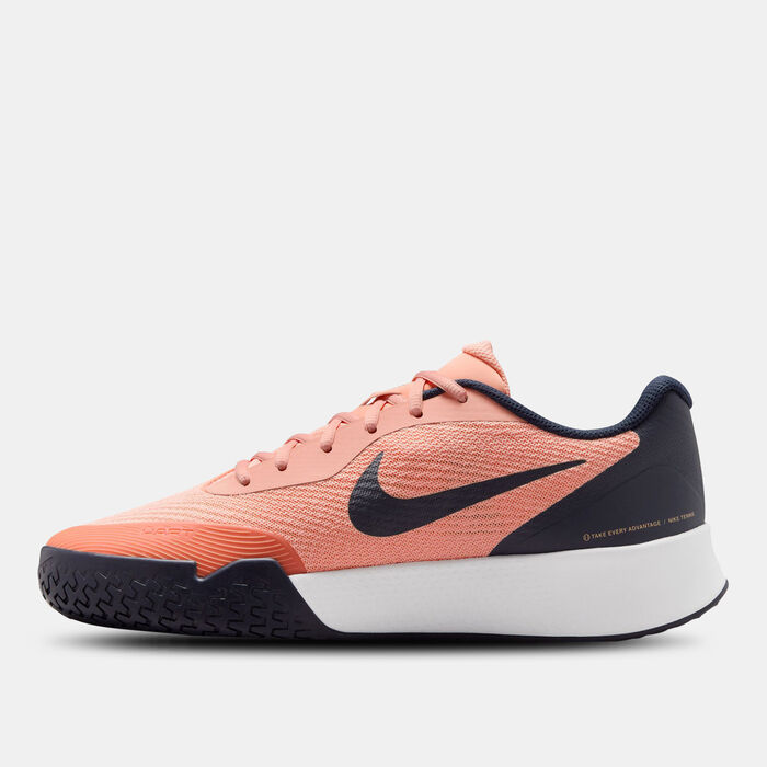 Nike Men's Vapor Lite 3 Hard-Court Tennis Shoes Peach Nike Men's Vapor Lite 3 Hard-Court Tennis Shoes Peach image number 2