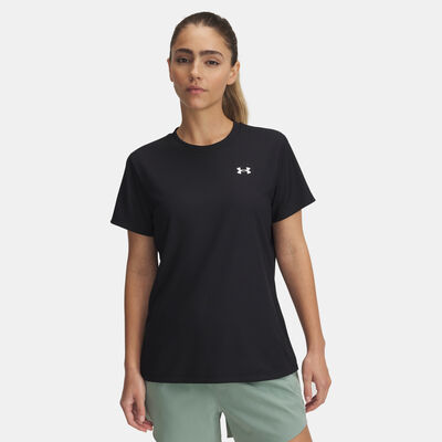 Under Armour Women's UA Tech Ribbed T-Shirt Black Under Armour Women's UA Tech Ribbed T-Shirt Black
