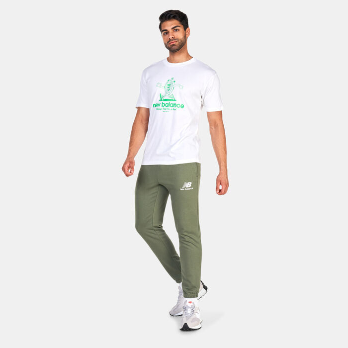 New Balance Men's Essentials Always Time T-Shirt White New Balance Men's Essentials Always Time T-Shirt White image number 2