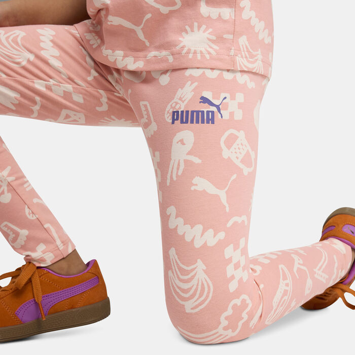 PUMA Kids' Sandy Adventures Leggings Pink PUMA Kids' Sandy Adventures Leggings Pink image number 3